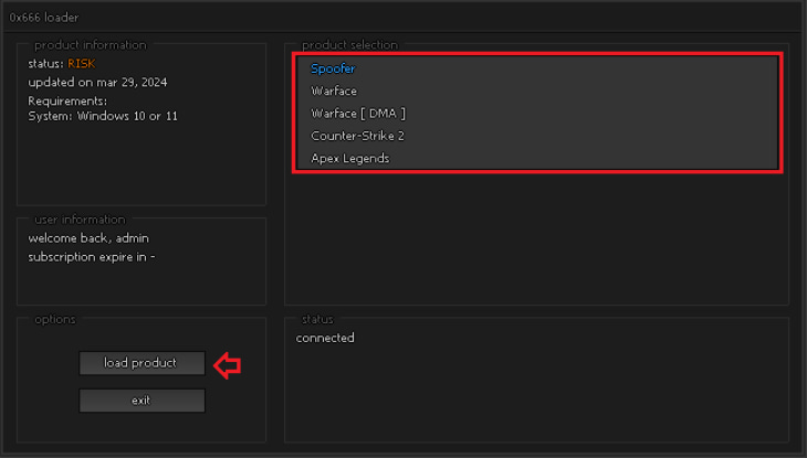 Possible errors:• account banned — account is banned• user credentials too short — login/password too short• user, Possible