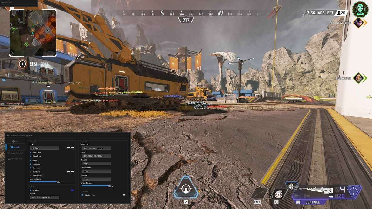 Чит DMA.Systems | Apex Legends — скриншот 1