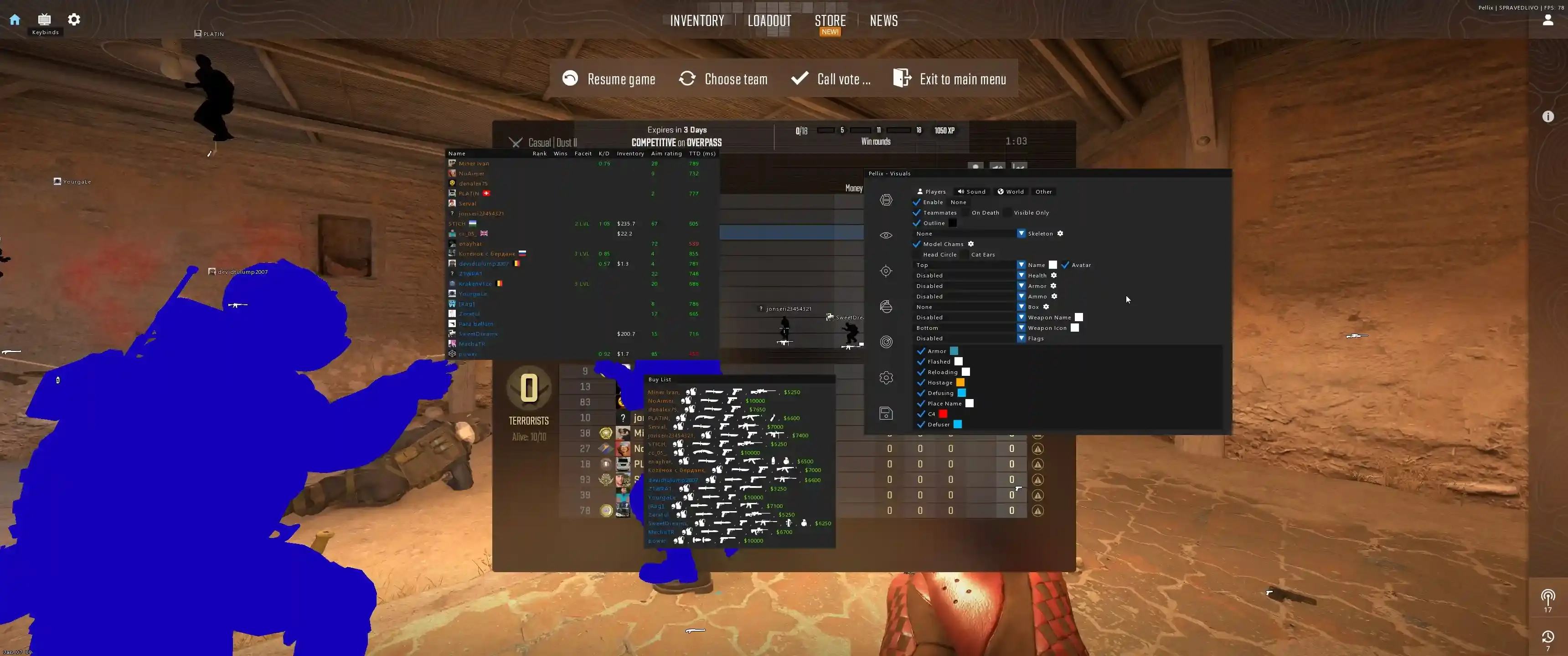 Pellix DMA | CS2 Cheat — screenshot 1